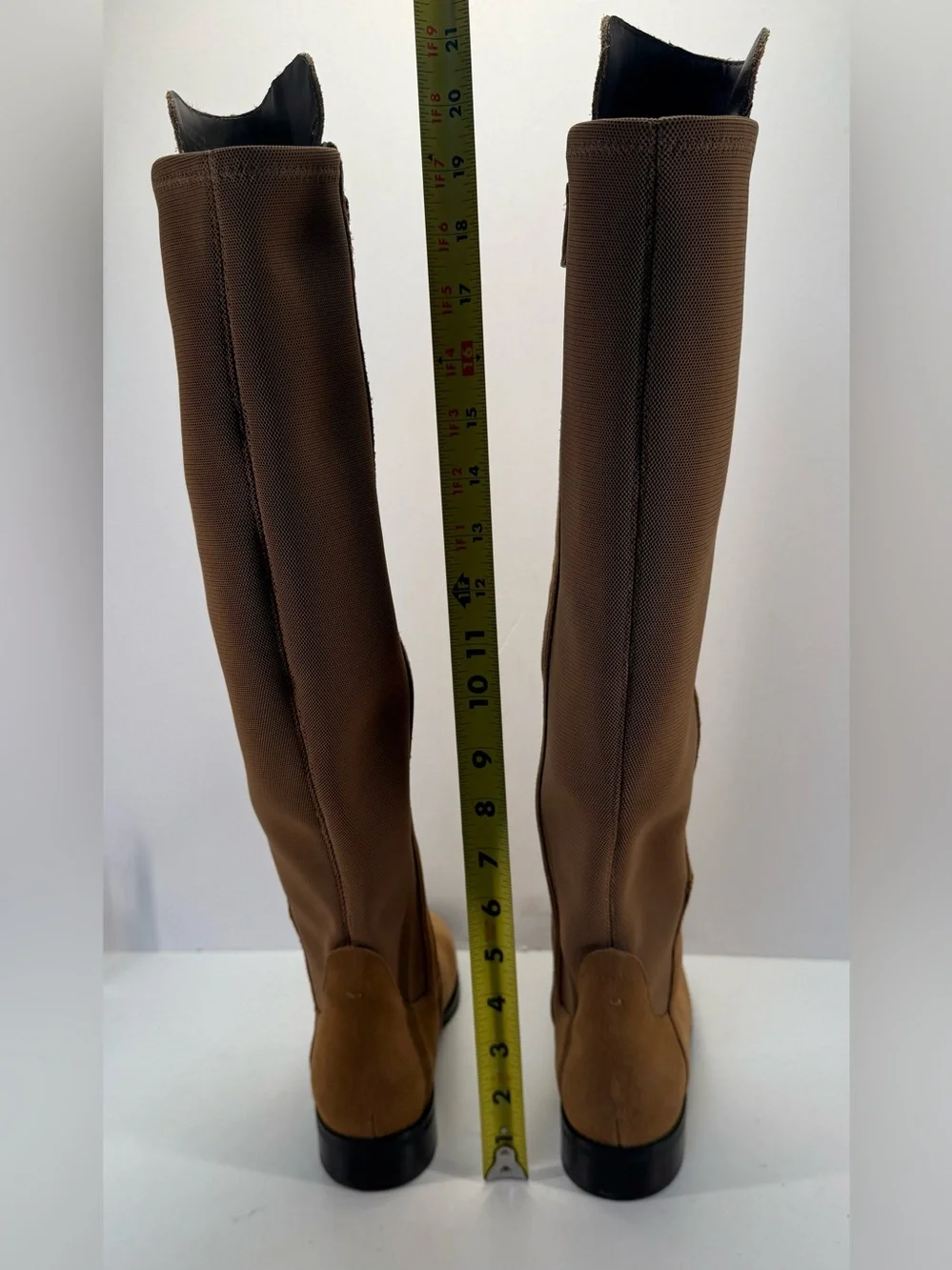 Cole Haan Isabelle Tall Suede Over-the-Knee Boots in Chestnut size 7